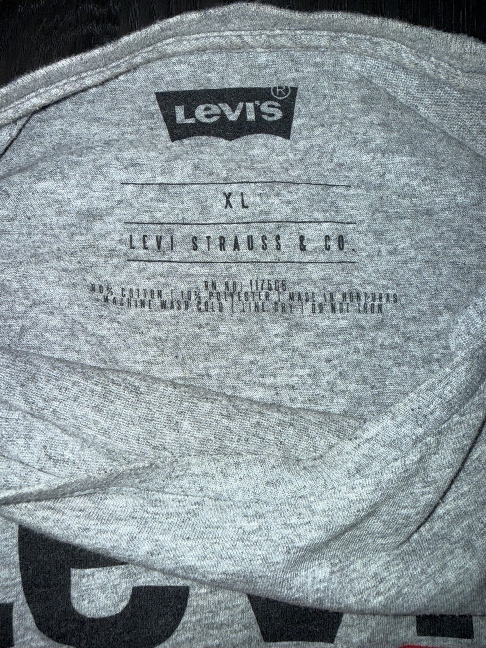 XL Levi’s Logo T Shirt - Picture 3 of 5